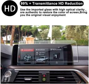 img 2 attached to 📱 Enhance Your 2018 B-MW X3 G01: R RUIYA HD Clear TEMPERED GLASS Protective Film for 10.25 Inch Touch Screen Car Display Navigation