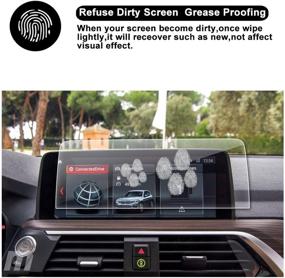 img 1 attached to 📱 Enhance Your 2018 B-MW X3 G01: R RUIYA HD Clear TEMPERED GLASS Protective Film for 10.25 Inch Touch Screen Car Display Navigation