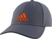 adidas decision structured adjustable black sports & fitness for team sports logo