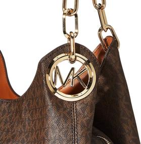 img 1 attached to 👜 Classy and Practical: MICHAEL Michael Kors Lillie Large Chain Shoulder Tote - Your Ideal Fashion Accessory