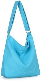 img 3 attached to Covelin Women's Retro Canvas Shoulder Bag: Stylish Large Size Hobo Crossbody Handbag for Casual Tote