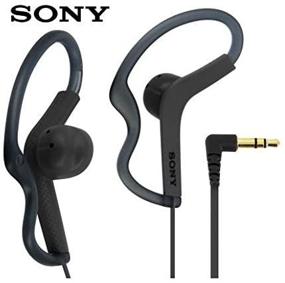 img 2 attached to 🎧 Sony Limited Edition Dark Gray Splashproof Premium Over-The-Ear Ear Bud Extra Bass Active Sports Headphones