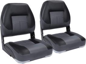 img 4 attached to 🚤 NORTHCAPTAIN T1 Deluxe Low Back Folding Boat Seat with Stainless Steel Screws – Enhanced SEO