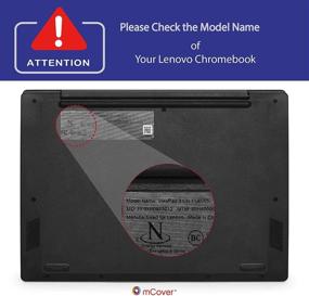 img 2 attached to 💙 mCover Hard Shell Case for 2020 11.6" Lenovo IdeaPad Chromebook 3 (11) Laptop (Blue)