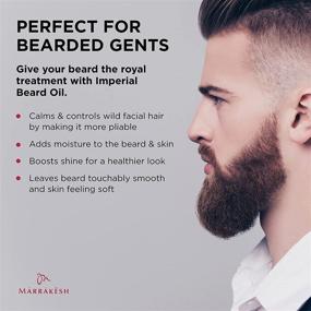 img 3 attached to 🧔 Marrakesh for Men Imperial Beard Oil - Mannish Scent, Calming & Controlling Facial Hair, Adding Shine - 2 fl oz