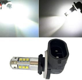 img 2 attached to Улучшите фары вашего Polaris Ranger с лампами Cosmoska 2PCS 881 80W LED для увеличения видимости.