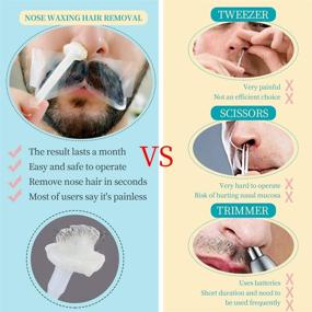 img 2 attached to 👃 200g Oakeer Nose Wax - Pain-free Hair Removal for Men and Women at Home: Safe, Effective, and Easy Nose Hair Removal