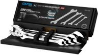 🔧 набор ключей с открытой головкой capri tools super-thin, sae, размеры от 1/4 до 3/4 дюйма, 4-х предметный набор логотип