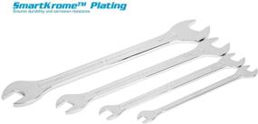 img 1 attached to 🔧 Набор ключей с открытой головкой Capri Tools Super-Thin, SAE, размеры от 1/4 до 3/4 дюйма, 4-х предметный набор