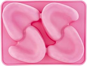 img 2 attached to 😄 FON-10014 Smile Teeth Denture Shaped ICE Tray Mold: Perfect Gag or White Elephant Gift for Dentists or Seniors! Make 4 Cubes! One Size! (Pink)