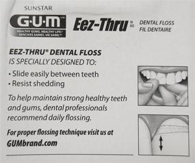 img 1 attached to 🦷 GUM EEZ-Thru Dental Floss 2000: 43.3 Yd Pack of 2 - Ultimate Oral Hygiene Solution!