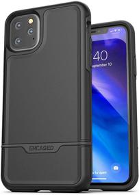 img 1 attached to 📱 Encased iPhone 11 Pro Max Belt Clip Holster Case (2019 Rebel Armor) - Ultimate Heavy-Duty Protection and Convenience in Black