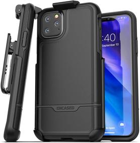 img 4 attached to 📱 Encased iPhone 11 Pro Max Belt Clip Holster Case (2019 Rebel Armor) - Ultimate Heavy-Duty Protection and Convenience in Black