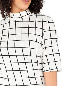 img 1 attached to 👗 Floerns Women's Gingham Bodycon Business Clothing and Dresses