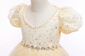 img 1 attached to Weileenice Christmas Princess Ballgown Rhinestone Girls' Clothing