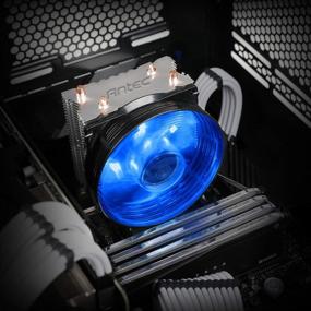 img 1 attached to 🔧 Antec A30 CPU Cooler with Blue LED Fan - Intel LGA 775/1150/1151/1155/1156 & AMD Socket FM1/AM3/AM3+/AM2+/AM2 Compatible