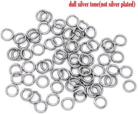 img 1 attached to 500 Pieces Rings Stainless Silver