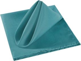 img 2 attached to 🍃 Cupuamon Napkins: Stylish and Eco-Friendly Washable Polyester for Weddings