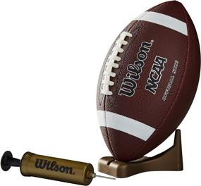 img 1 attached to Game-Ready Wilson NCAA Composite Football: Exceptional Performance and Durability