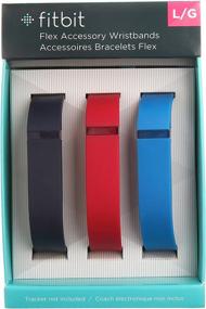 img 2 attached to 💙 Navy/Red/Blue Fitbit Flex Classic Accessory Pack - Get Stylishly Fit!