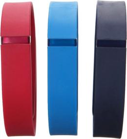 img 3 attached to 💙 Navy/Red/Blue Fitbit Flex Classic Accessory Pack - Get Stylishly Fit!