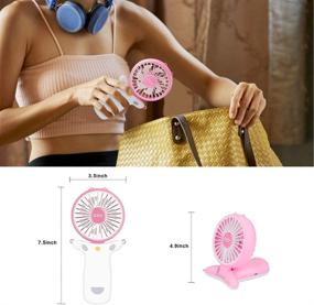 img 3 attached to Necklace Personal Handheld Folding Colorful Heating, Cooling & Air Quality