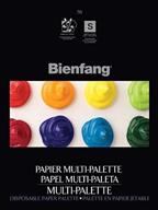 efficient bienfang 12 inch multi palette: a convenient and disposable artist palette logo