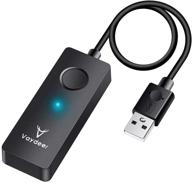 💤 vaydeer mouse jiggler - mouse mover usb port for computer laptop | driver-free | on/off switch | prevent sleep mode | plug-and-play logo