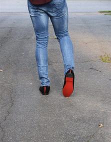 img 2 attached to 👞 Exquisite Classic Man Bespoke Loafers in Timeless Black Shade