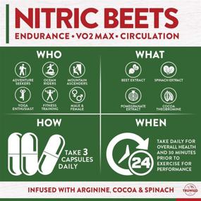 img 2 attached to 💪 TRUWILD Nitric Beets - Boost Circulation, Increase Nitric Oxide, Vitamin C, L-Arginine & L-Citrulline for Endurance/VO2 MAX/Circulation/Energy - 90 Veggie Capsules