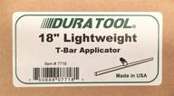 🔧 duratool 18-inch lightweight t-bar applicator with refill logo