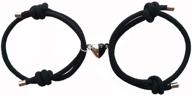 🔗 pair of adjustable magnetic distance bracelets, perfect gifts for boyfriend, girlfriend, or best friend logo