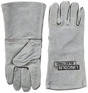 🧤 superior protection: kh641 gray commercial welding gloves for industrial use logo