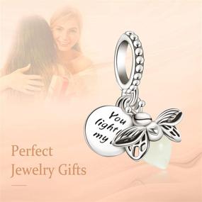 img 2 attached to 🐾 Annmors Charms Cute Animal Dangle Beads 925 Sterling Silver Pendant: Perfect Gift for Women and Girls, Compatible with Europe Charms Bracelets and Necklaces