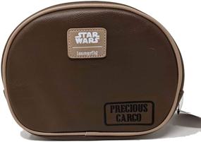 img 1 attached to 💚 Loungefly Mandalorian Baby Yoda Grogu The Child 2 Piece Cosmetic Bag Set: Stylish Storage for Your Beauty Essentials