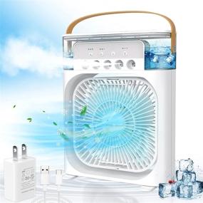 img 4 attached to Portable Conditioner Personal Evaporative Humidifier Heating, Cooling & Air Quality for Air Conditioners