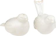 🐦 lenox french perle white bird salt and pepper shakers - logo