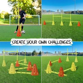 img 2 attached to 🏋️ Yes4All Speed and Agility Hurdles Cone Set