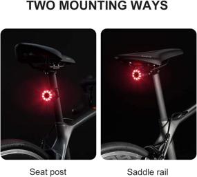 img 1 attached to 🚲 ROCKBROS Rechargeable Rear Bike Light - Waterproof Bicycle Taillight