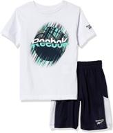 👕 reebok kids shorts set logo