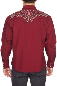 img 1 attached to Rodeo Clothing Embroidered Western Inspired Men's Clothing and Shirts