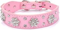 cute dog collar bling rhinestones dogs logo