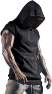 👕 iwoo men's pocketed hooded workout muscle t-shirts - fashionable fitness shirts логотип