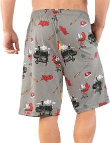 img 3 attached to Lazy One Cotton Pajama Shorts Men's Clothing in Sleep & Lounge