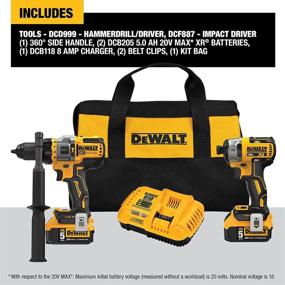 img 3 attached to DEWALT FLEXVOLT ADVANTAGE Hammer DCK2100P2 - Дрель с функцией DEWALT FLEXVOLT ADVANTAGE DCK2100P2