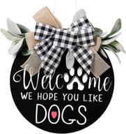 vedran welcome wreath hanging farmhouse logo
