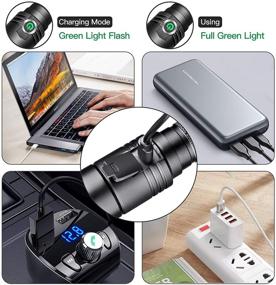 img 1 attached to 🔦 Discover COSMOING's Powerful 395nm UV Flashlight for Pet Urine Detection, Scorpion and Bed Bug Inspection – Featuring IP65 Waterproof Rechargeable Black Light