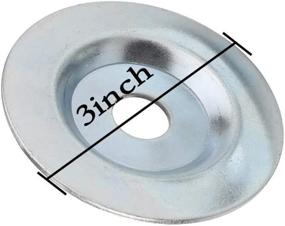 img 2 attached to 🔧 2PCS Bench Grinder Arbor Washer/Flange for Grinding/Wire Wheel - OD3-1/10 x ID 5/8" (Improved for SEO)