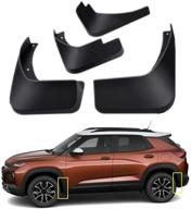 🚗 chevrolet chevy trailblazer 2021 mud flaps kit - front and rear mud splash guard set of 4 logo