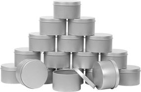 img 4 attached to 🕯️ ZOENHOU 28-Piece Candle Tins Set - 4 oz | Bulk Candle Jars & Containers for DIY Candle Making, Storage, and Crafting